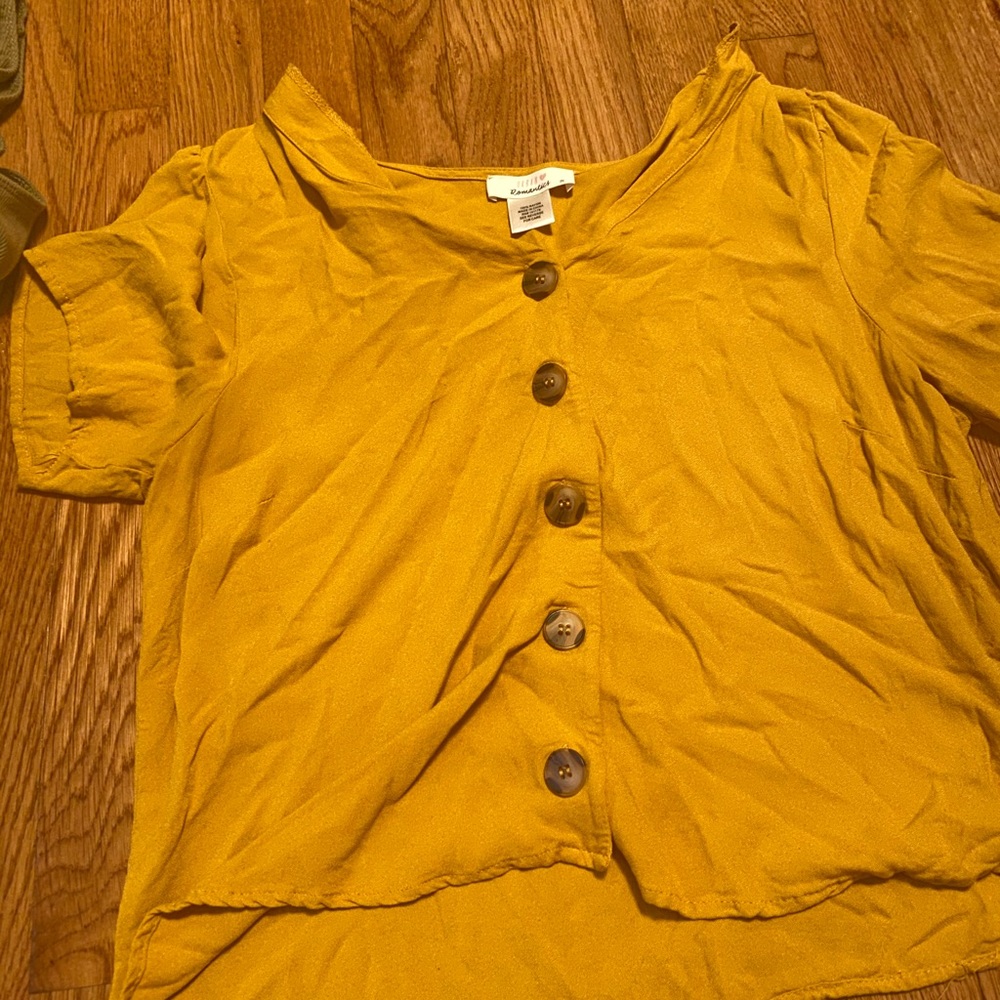 Mustard Yellow Top